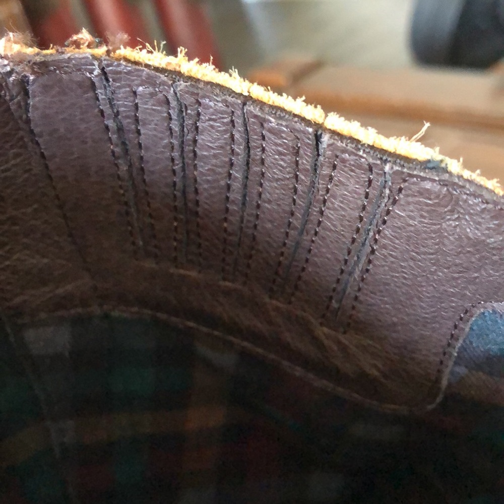 Women’s size 8 medium brown leather born zip up boots - Picture 10 of 12